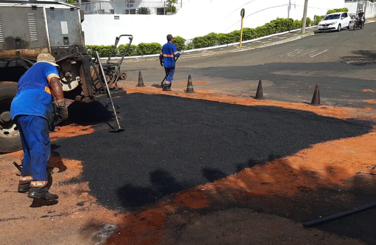 DAE realiza mutirão para reposição de asfalto e reparo de vazamentos
