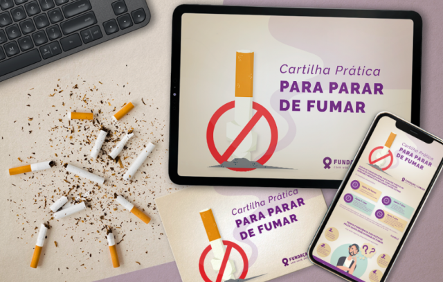 Cartilha da Fundação do Câncer ensina como parar de fumar