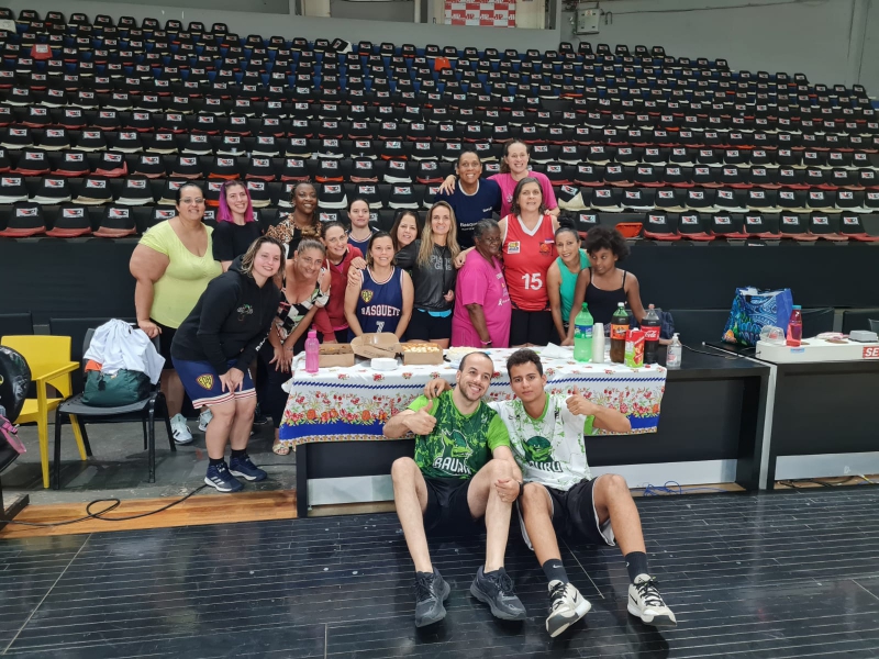 Apoiado pela Sistel, time Master de Basquete Feminino de Bauru