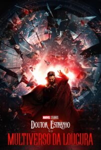 Poster do F=filme "Doutor Estranho no Multiverso da Loucura"