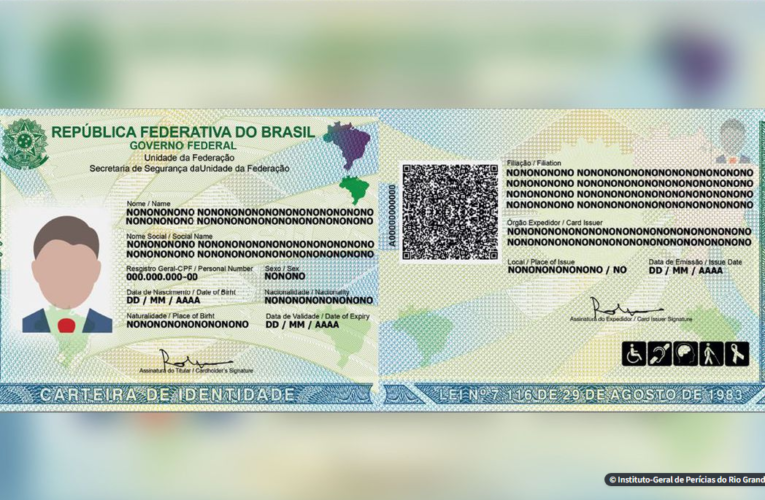 Nova Carteira de Identidade Nacional começa a ser emitida