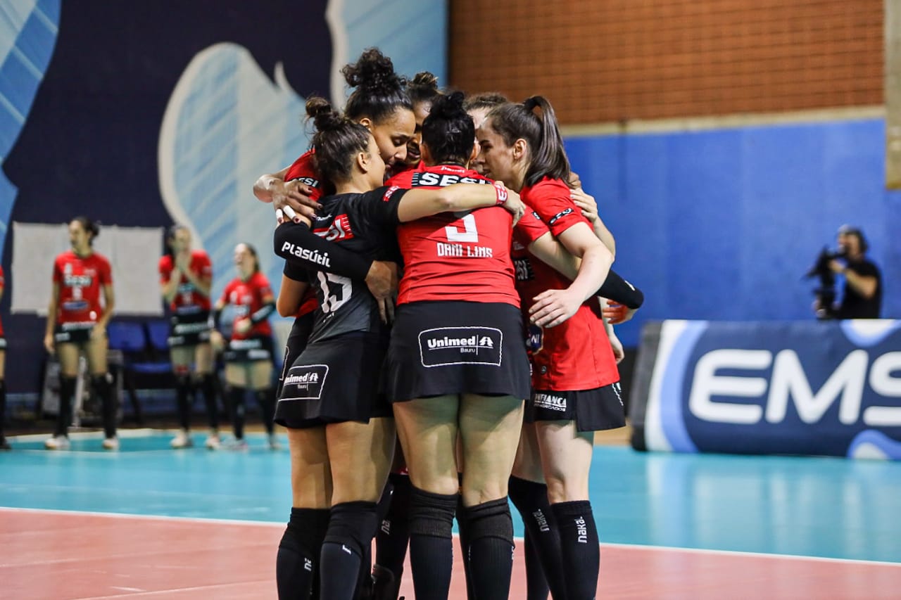 Sesi Vôlei Bauru é bicampeão Paulista