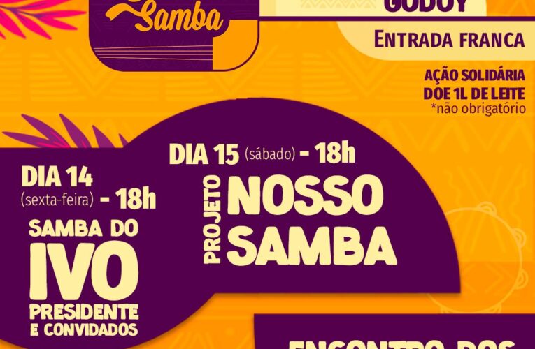 2° Festival Coletivo Samba começa nesta sexta-feira