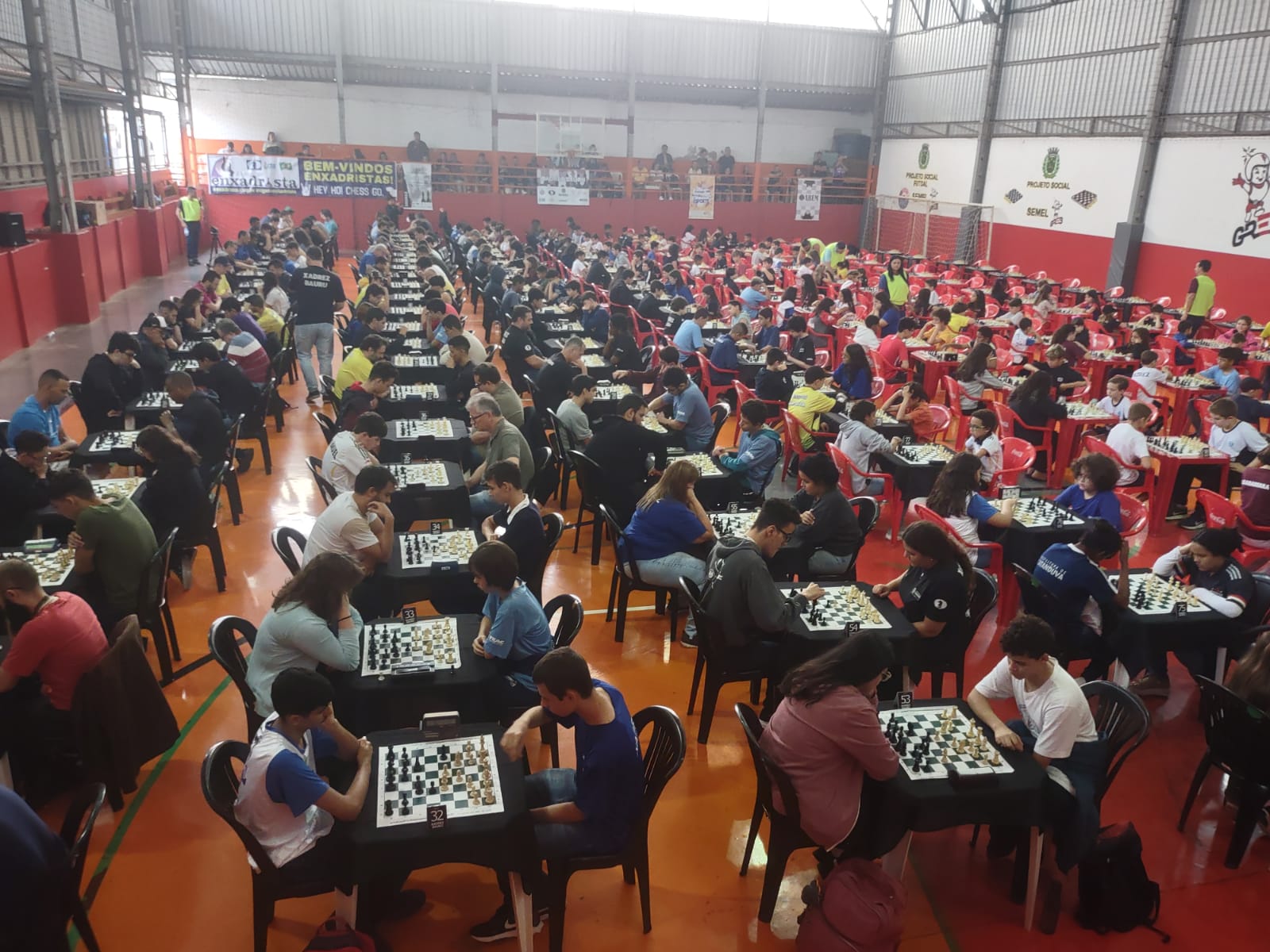 Campeonato de xadrez realizado em Bauru registra adesão histórica