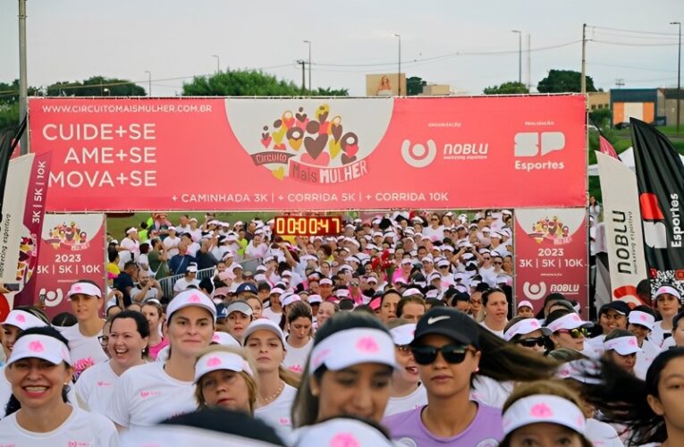 Seguem as inscrições para o Circuito Mais Mulher em Lençóis Paulista neste domingo