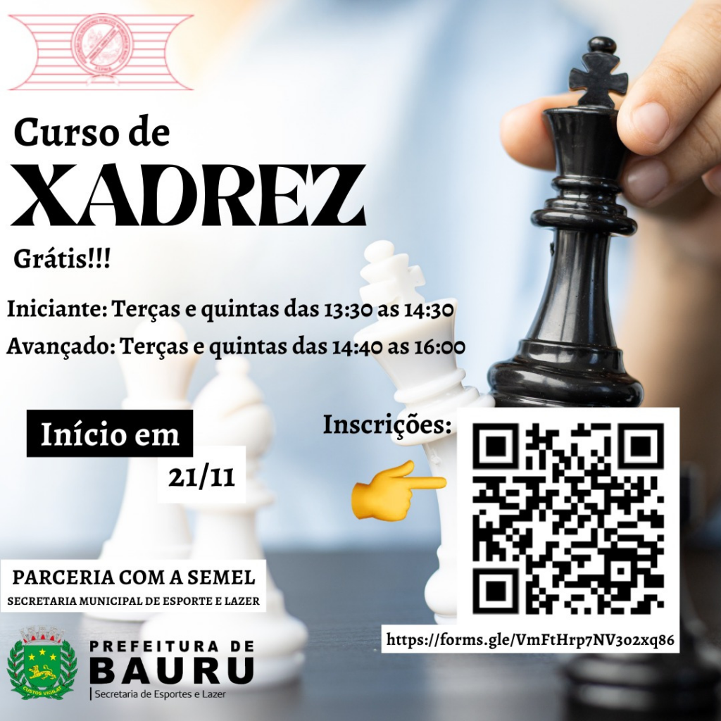 Curso de Xadrez online grátis