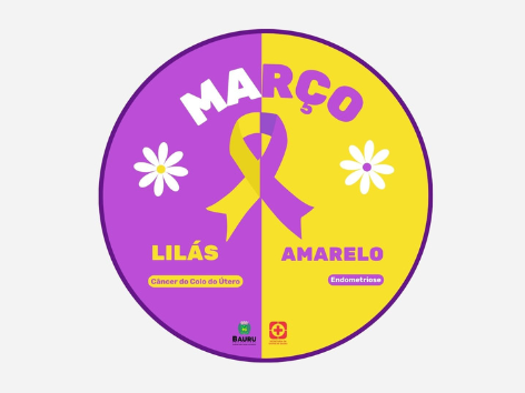 Março Amarelo e Lilás: Saúde promove ações em alusão ao câncer de colo de útero e endometriose