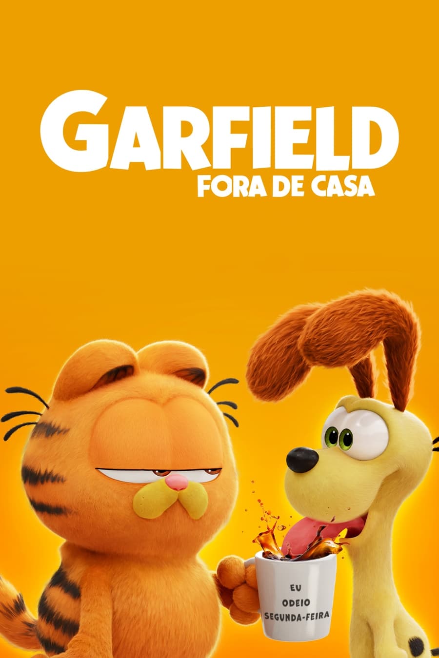 Poster do F=filme "Garfield - Fora de Casa"