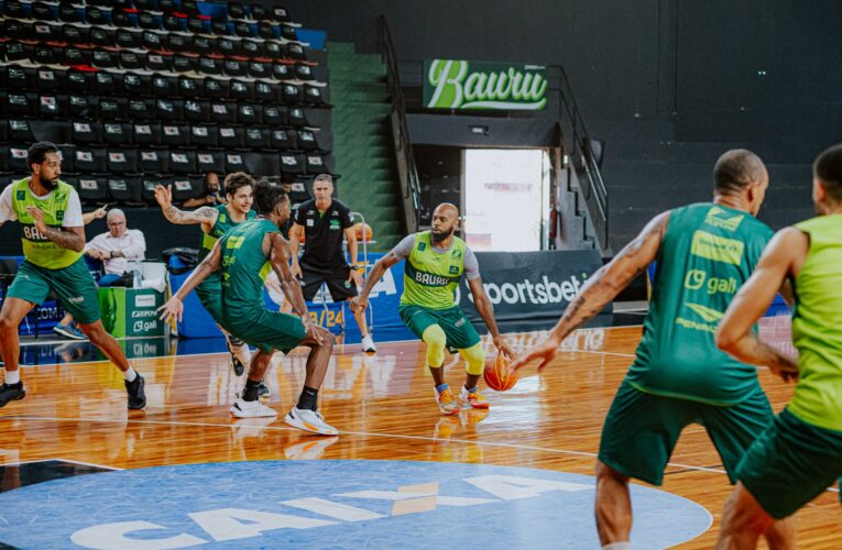 Bauru Basket viaja ao Rio de Janeiro para o início das quartas de final do NBB