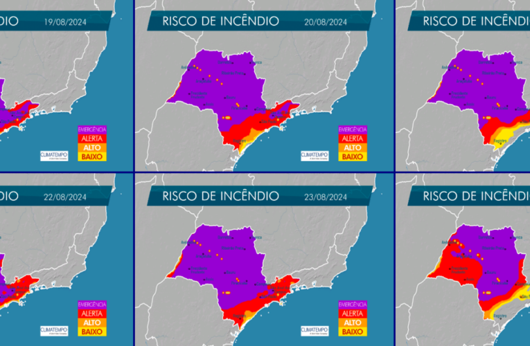 Com máximas na casa dos 35º, Bauru tem alerta de risco elevado de incêndios florestais