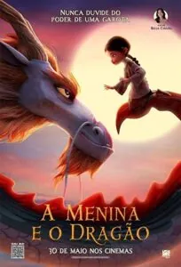 Poster do F=filme "A Menina e o Dragão"