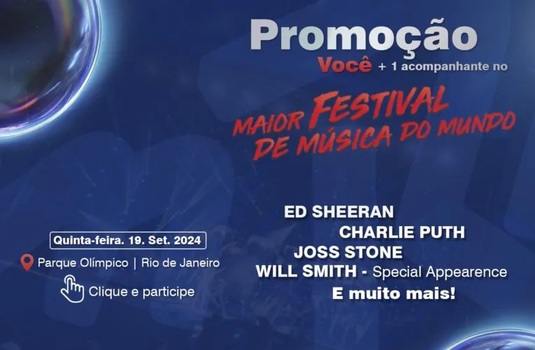 [ENCERRADA] PROMOÇÃO VOCÊ E UM ACOMPANHANTE NO ROCK IN RIO 2024