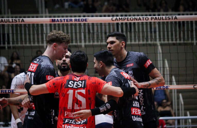 Sesi Bauru é superado por Suzano Vôlei em batalha de 5 sets na semifinal do Paulista